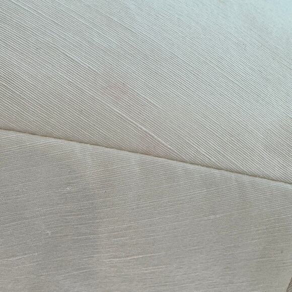 Anne Klein Creamy White Silk Linen Blend Notched Collar Single Button Blazer-8 - Picture 10 of 11